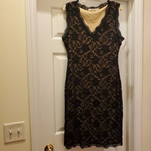 Black lace dress